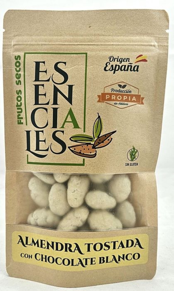 ALMENDRA TOST. CHOCOLATE BCO. 120 Gr.